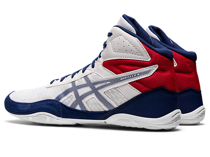 Zápasnícke Topánky Asics Matflex 6 Panske Biele Tmavo | 34952-EBVW