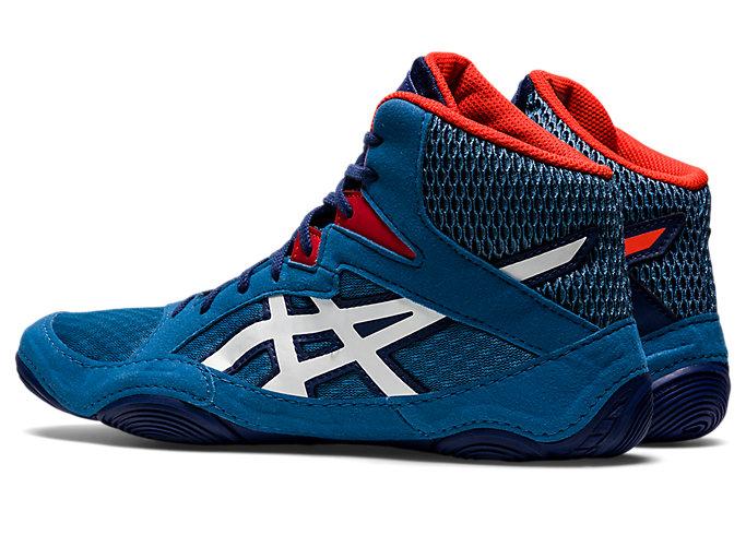 Zápasnícke Topánky Asics Snapdown 3 Panske Modre Biele | 94536-LSXW