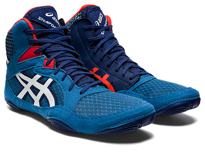 Zápasnícke Topánky Asics Snapdown 3 Panske Modre Biele | 94536-LSXW